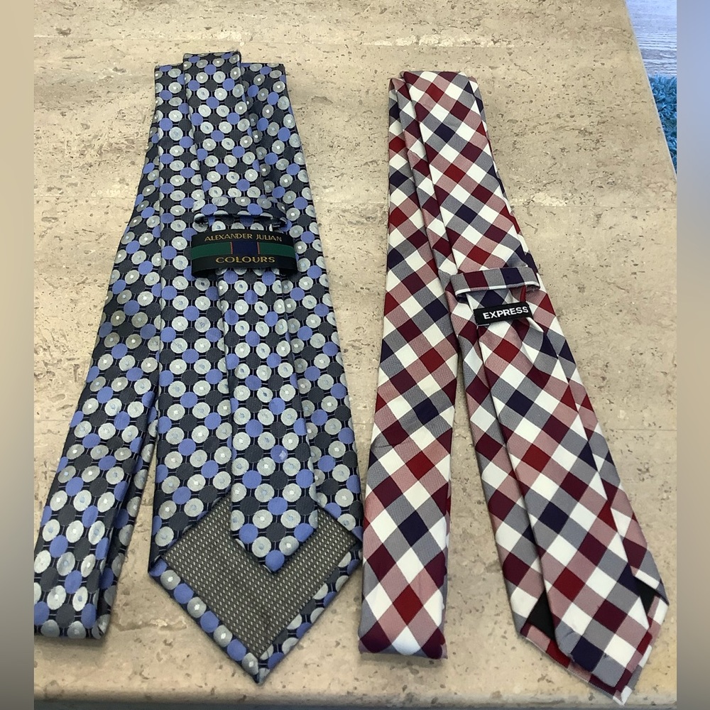Express & Alexander Julian Colours necktie bundle.